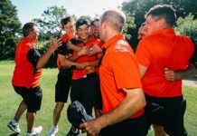 Canterbury Wins NZ Men’s Interprovincial For First Time in 20 Years. The elated winning Canterbury team (NZ Golf)