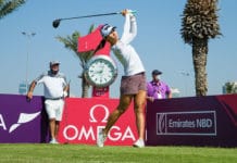 Lydia Ko Three Shots From Lead in Dubai Moonlight Classic Lydia Ko tees off in the Ladies European Tour 2020 Omega Dubai Moonlight Classic at Emirates Golf Club, (Tristan Jones/LET)