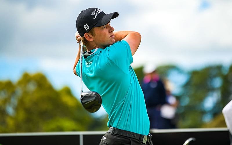 Daniel-Hillier-Rosebud-SUN Daniel Hillier on the final day of The Players Series by Geoff Ogilvy at Rosebud Country Club in Victoria Australia. (Photo: PGA of Australia)
