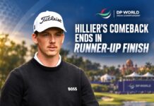 Hillier’s Sensational Comeback Ends in Runner-Up Finish at DP World India Championship