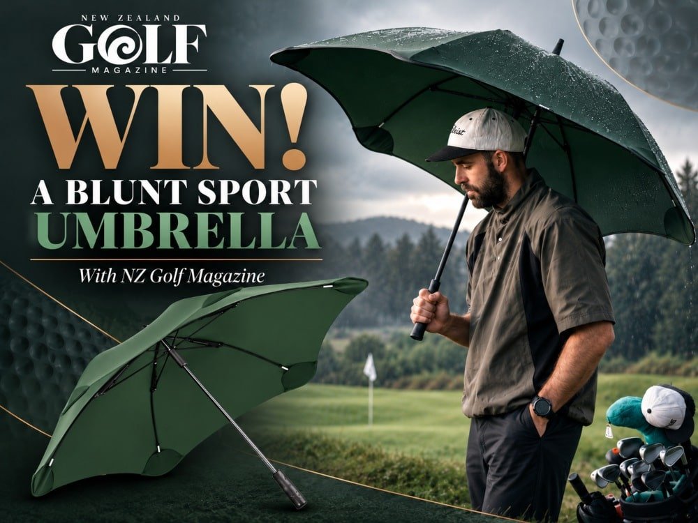 Win A BLUNT Sport Umbrella With NZ Golf Magazine