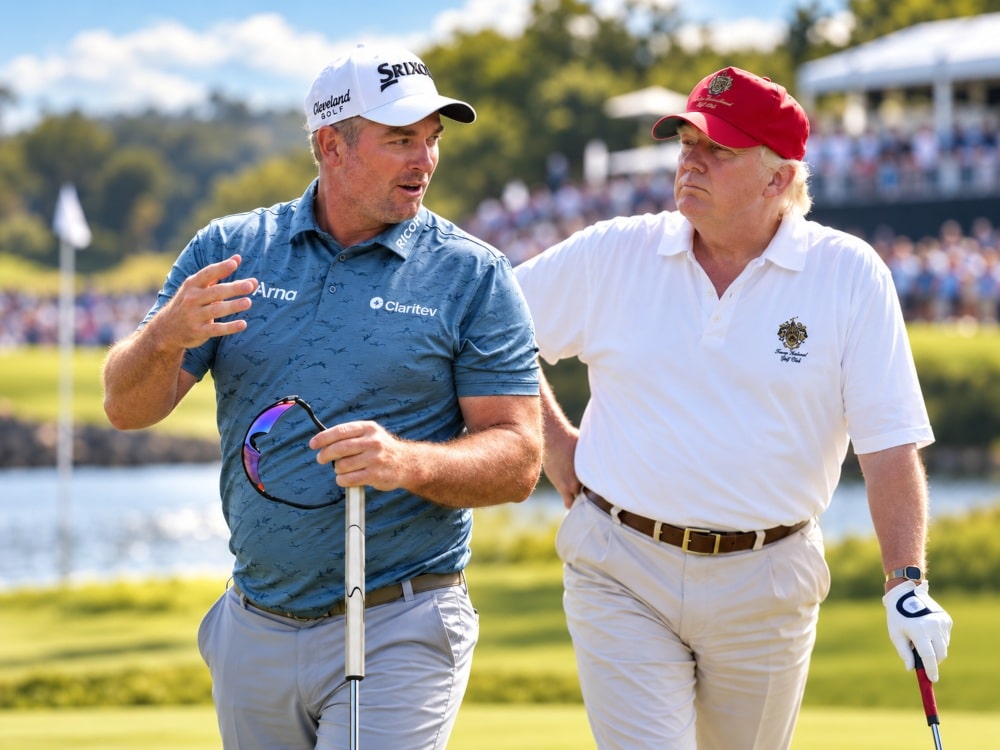Ryan Fox has had another pretty surreal sporting moment! The Kiwi met US President Donald Trump